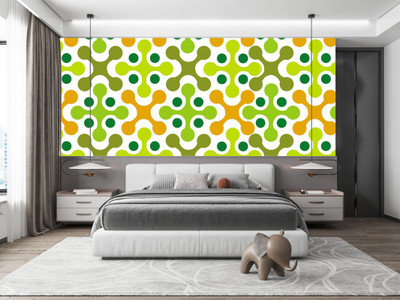 Zedexgraphics Vinyl Abstract Multicolor Wallpaper(L x W: 40 cm x 228 cm)