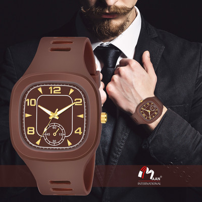MAAN INTERNATIONAL B852-Brown Analog Watch  - For Men