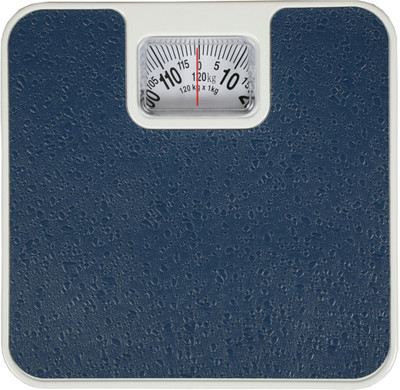 Glancing Body Weight Machine- Analog Weight Machine For Human Body (Personal Weighing Scale), Capacity 120Kg Mechanical Manual P/52/UG Personal Weighing Scale(Blue)