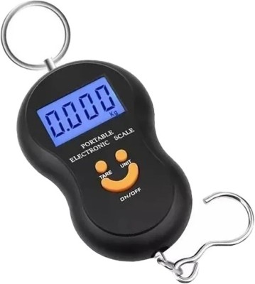 Glancing Digital Weight Machine- 10g-50Kg Digital Hanging Luggage Fishing Portable Weight Scale Taraju Tarazu Kata L/41/UG Luggage Weighing Scale(Black)