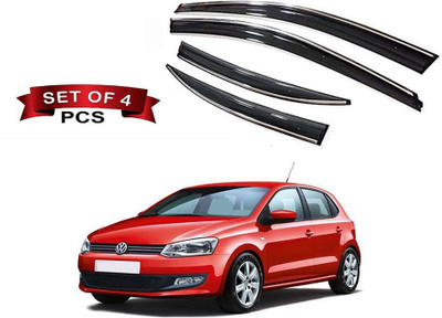 Under Auto For Non-convertibles Front, Rear Wind Deflector(Tinted Volkswagen Polo)