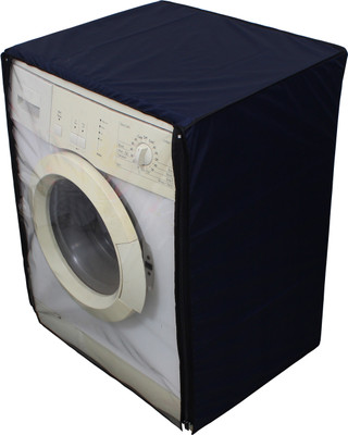Glassiano Front Loading Washing Machine  Cover(Width: 60.96 cm, Blue)