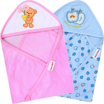 Kinder And Tender Terry Cotton 160 GSM Bath Towel Set(Pack of 2)