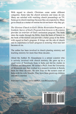The Glorious Church in God's Divine Restoration Program(English, Paperback, Gnanaharan R Dr)