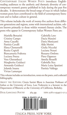 Contemporary Italian Women Poets(English, Paperback, Frabotta Biancamaria)