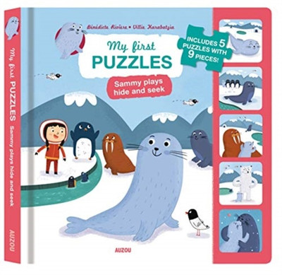 My First Puzzles: Sammy Plays Hide and Seek(English, Board book, Riviere Benedicte)
