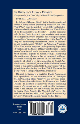 In Defense of Human Dignity(English, Paperback, Greaney Michael D)