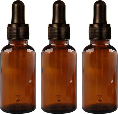 nsb herbals 30 ml Glass Bottle(Pack of 3, Brown)