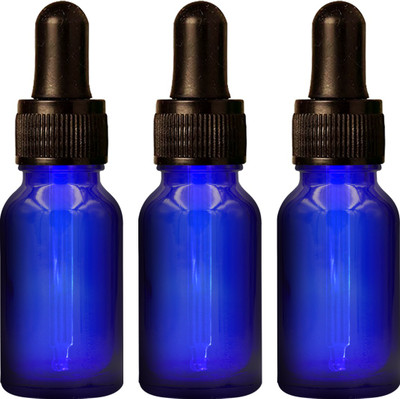 nsb herbals 15 ml Glass Bottle(Pack of 3, Blue)