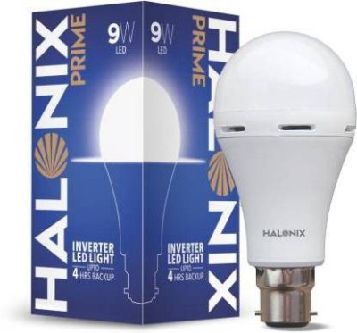 HALONIX 9 W Round B22 Inverter Bulb(White)