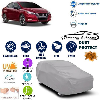 Tamanchi Autocare Car Cover For Nissan Universal For Car(Silver)