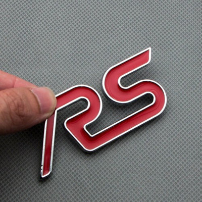 EliteAuto Emblem for Car & Bike(Red)