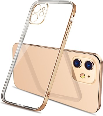 My Smart World Back Cover for Apple iPhone 11(Gold, Shock Proof)