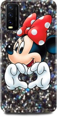 JUGGA Back Cover for vivo Y20i, V2027, MICKEY,MICKEY MOUSE,ART, CARTOON, TEDDY,DOLL(Black, Hard Case, Pack of: 1)