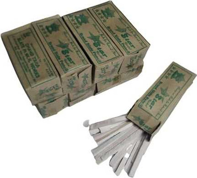 Brighty 10 box five star slate pencil box Writing Chalk box(120 Sticks)