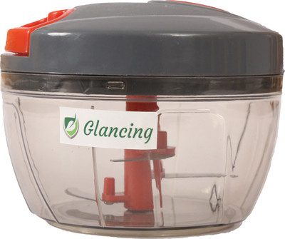 Glancing Vegetable Onion Chopper, Manual Pull Food Chopper, Hand Chopper Manual Food...