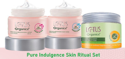 Lotus Organics+ Pure Indulgence Skin Ritual Set(3 Items in the set)
