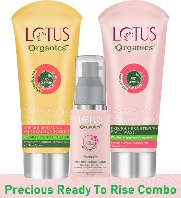 Lotus Organics+ Precious Ready To Rise Combo(3 Items in the set)