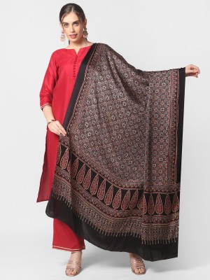 DUPATTA BAZAAR Pure Silk Printed Women Dupatta