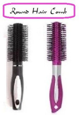 Hudabird Styling Round Hair Brush Combo Pack of 2