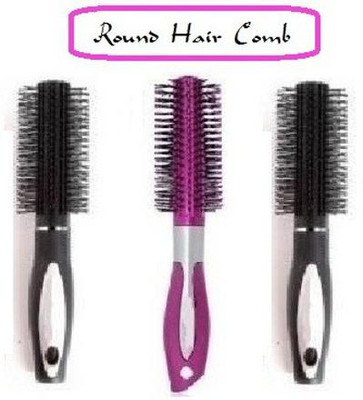 Zailie Styling Round Hair Brush Combo Pack of 3