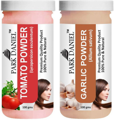 PARK DANIEL Premium Tomato Powder & Garlic Powder Combo Pack of 2 Jars of 100 gms(200 gms)(200 ml)