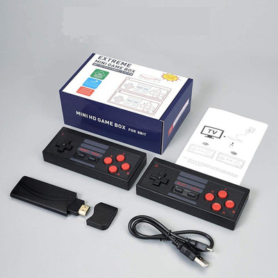 Tech Aura Plug & Play wireless video game for kids Games Box with Wireless Controller and HDMI Support Family HD TV Video Game Set New Handheld Gaming Console(Black)