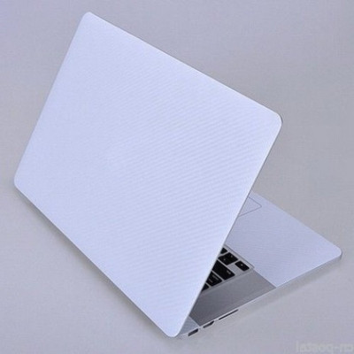 Tufkote 3D Carbon Design Vinyl Laptop Skin Compatible for 15.6 inch(Theme: Solids)