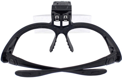 KGN Head 2led 1x 1.5x 2x 2.5x 3.5x Magnifier(Black)