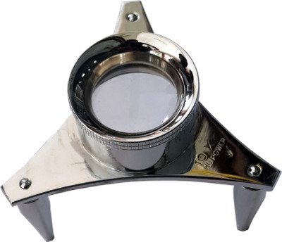 Abdullah Tripod Magnifier Hi-Power 10x Magnifying Glass(Steel)