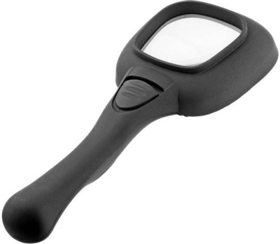Quoface 6 LED Lights Magnifier 4X Magnifying Glass(Black)