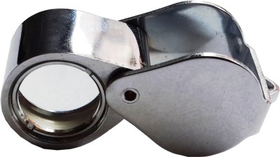 AIW Double Lens Magnifier 10x Magnifying Glass(Steel)