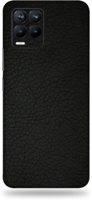 TJ CREATION REALME 8S 5G Mobile Skin(Ultra Super Black Leather Skin With High Matte Finish.)