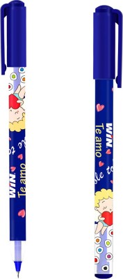 Win Te amo Ball Pens | 50 Pcs Blue Ink | The Magic of Gel in a Ball Pen | 0.7mm tip for Smooth & Precision Writing | Cute & Stylish Printed Body with Angel & Heart | Te Amo bole toh Love | Perfect Writing Partner for Kids | Budget Friendly Stick Ball Pen(Pack of 50, Blue)