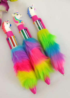 Preili's 6 in 1 Roller Pen Roller Ball Pen(Pack of 3, Ink Color - Multicolor)