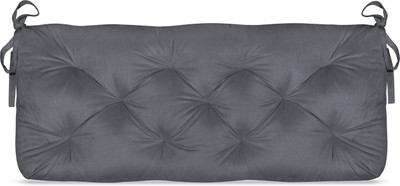 Next Go Microfibre Solid Chair Pad Pack of 1(Grey)