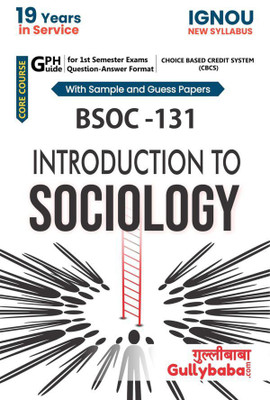 BSOC-131 Introduction To Sociology(Paperback, GPH Panel of Experts)