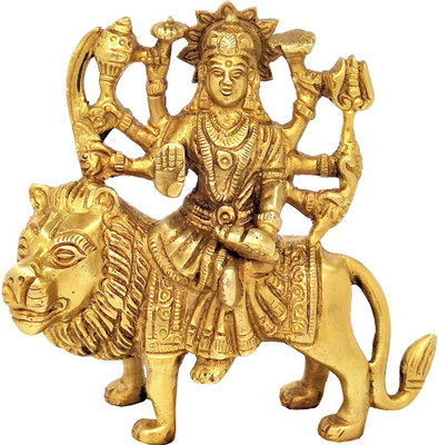 FOBHIYA Decorative Showpiece  -  9.5 cm(Brass, Gold)