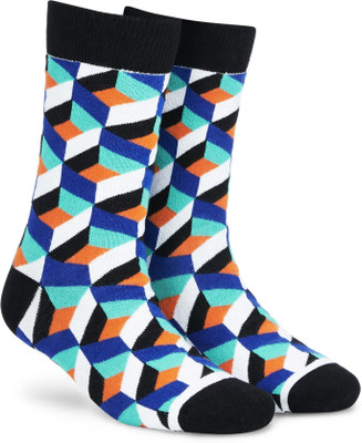 Dynamocks Men & Women Printed Mid-Calf/Crew