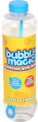 bubble magic 944 ML Solution with wand, for both Boys & Girls 3+ years and above Toy Bubble Maker
