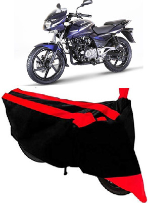 Barsati Two Wheeler Cover for Bajaj(Pulsar 180 DTS-i, Red)