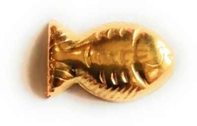 Shree Jewellers gold plated silver fish for pooja 1 pcs Silver, Silver Plated Yantra(Pack of 1)