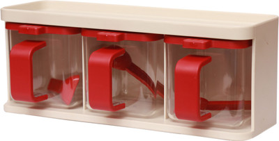 Jaypee Plus Plastic Grocery Container  - 250 ml(Red)