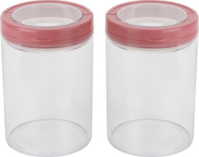Jaypee Plus Plastic Grocery Container  - 1000 ml(Pack of 2, Pink)