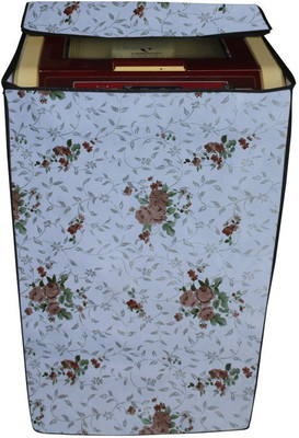 KingMatters Top Loading Washing Machine  Cover(Width: 63 cm, White, Caremic)