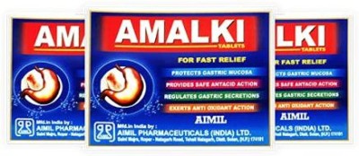 AIMIL Amalki Tablets | Immunomodulator | Regulates Gastric Secretions | Improve Body Defense System (Pack of 3)(Pack of 3)
