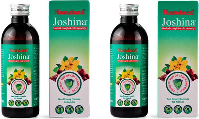 Hamdard Joshina Syup |200 ml| Helps manage Cough, Cold & Sore Throat |Natural|Pack of 2(Pack of 2, 200 ml, 200 ml)