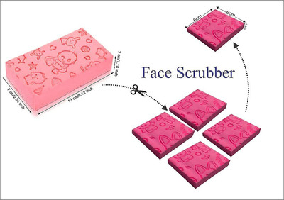 AARADHYAM EXTRA Soft Exfoliating Sponge Asian Bath Sponge for Shower