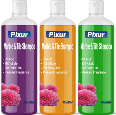PIXUR Marble & Tile Shampoo Citrus & Floral(3 x 1 L)