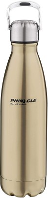 Pinnacle Thermo by Pinnacle Paradise Vacushield Stainless Steel Hot & Cold Bottle, 500 ML, Gold 500 ml Flask(Pack of 1, Gold, Grey, Steel)